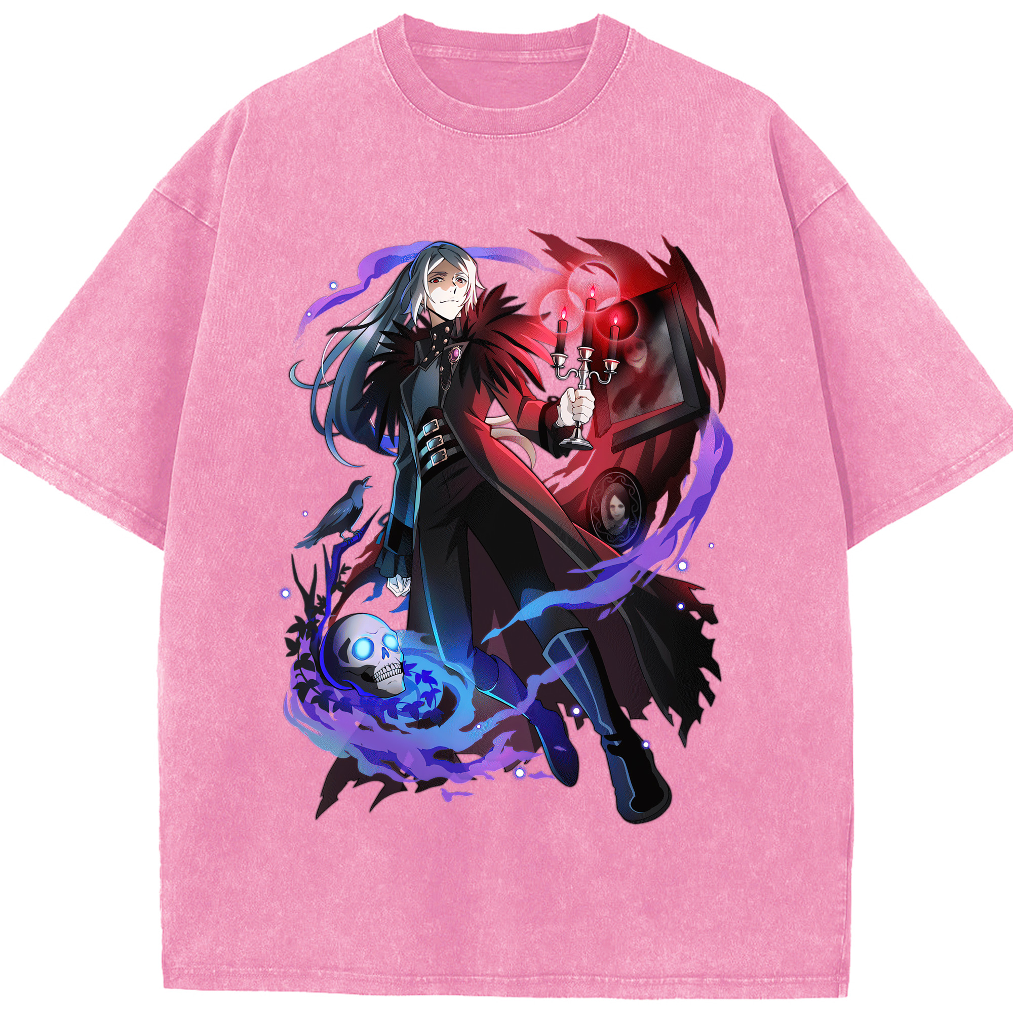 （画像用） 文豪ストレイドッグス Bungo Stray Dogs 綿100% ヴィンテージ風 半袖Tシャツ（フロントプリント）